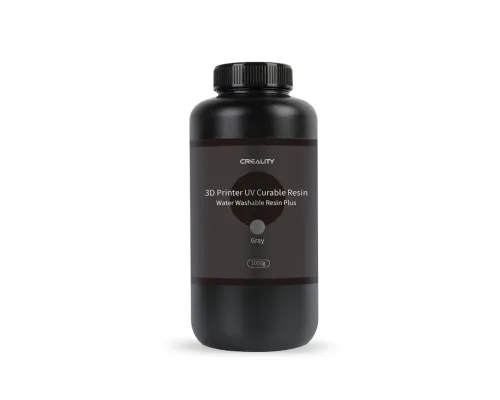 Фотополімерна смола Creality Resin, Water Washable Plus 1кг, gray (3302010041)