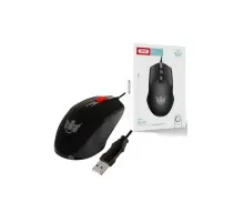 Мишка XO M1 RGB USB Black (XO-M1-BK)