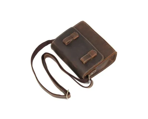 Сумка Vintage Чоловіча у вінтажній шкірі Коричнева (14980)