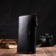 Гаманець Bond Accessories З натуральної шкіри флотар Чорна (22050)