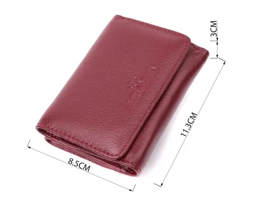 Гаманець ST Leather Шкіряний Бордовий (22507)