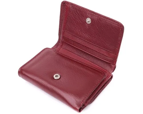 Гаманець ST Leather Шкіряний Бордовий (22507)