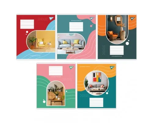 Зошит Yes Your interior А5 48 аркушів лінія (767134)