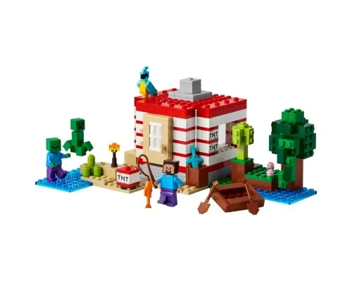 Конструктор LEGO Minecraft Будинок із вибухівки в джунглях (21275)