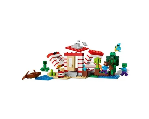 Конструктор LEGO Minecraft Будинок із вибухівки в джунглях (21275)