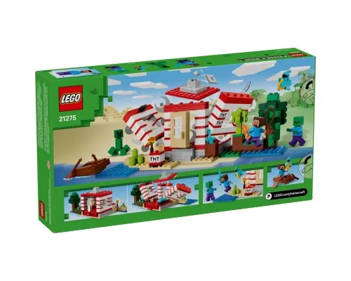 Конструктор LEGO Minecraft Будинок із вибухівки в джунглях (21275)