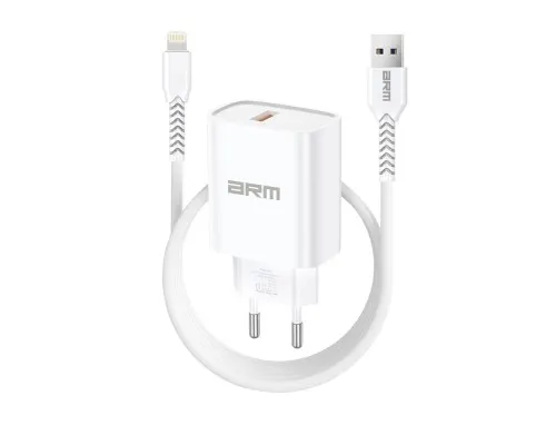 Зарядний пристрій Armorstandart AR012 Basic USB 24W + cable USB to Lightning White (ARM69894)