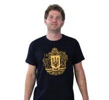 Футболка Sol's Imperial 190 Герб України чорний XXL (11500309/137XXL)