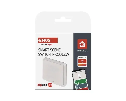Розумний вимикач EMOS H5011 1 button ZigBee 3.0 White (H5011)