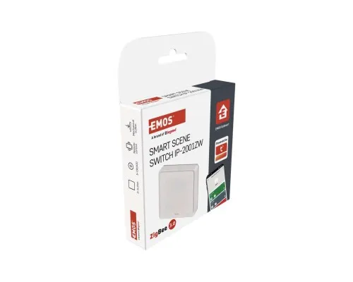 Розумний вимикач EMOS H5011 1 button ZigBee 3.0 White (H5011)
