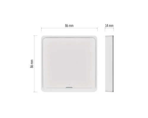 Розумний вимикач EMOS H5011 1 button ZigBee 3.0 White (H5011)