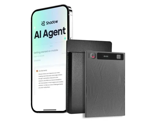 Цифровий диктофон Mobvoi TicNote with IA Shadow 64GB Black (NE-79)