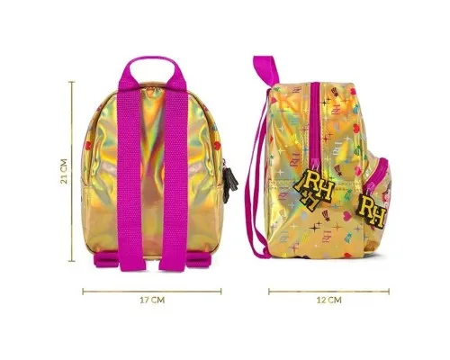 Рюкзак дитячий Perletti Rainbow High, к-р золотистий (P13283)