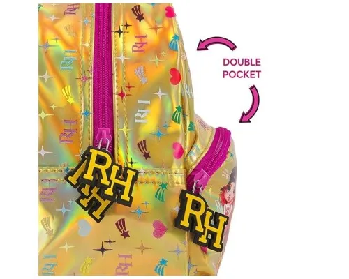 Рюкзак дитячий Perletti Rainbow High, к-р золотистий (P13283)