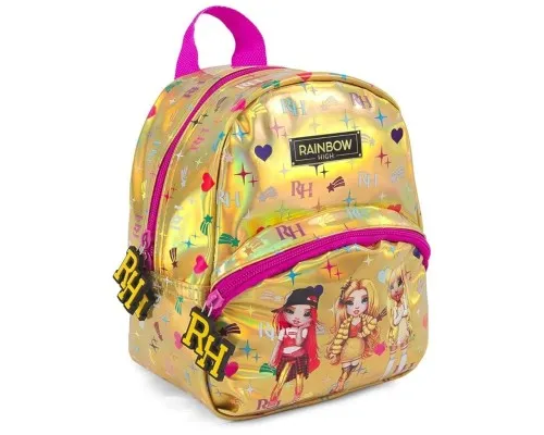 Рюкзак дитячий Perletti Rainbow High, к-р золотистий (P13283)
