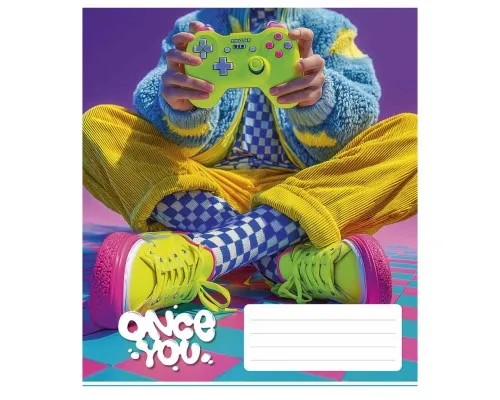 Зошит Школярик Once You 48 аркушів лінія (048-3604L)