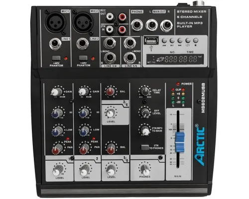 Мікшерний пульт Arctic Audio MS602M USB