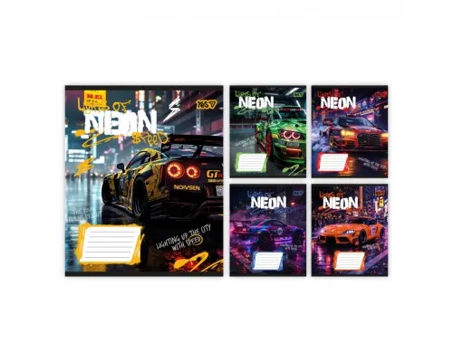 Зошит Yes Neon А5 18 аркушів лінія (768811)