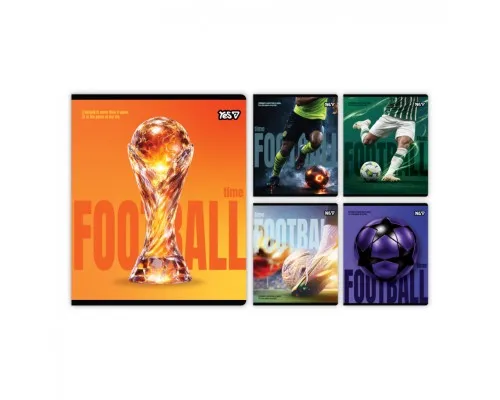 Зошит Yes Football А5 18 аркушів клітинка (768581)