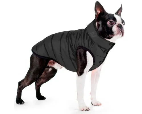 Курточка для тварин Airy Vest One S 30 чорна (20641)