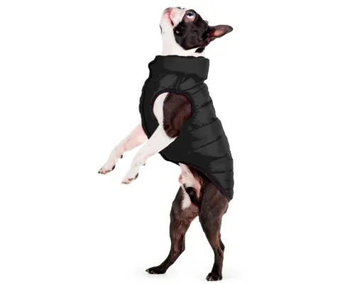 Курточка для тварин Airy Vest One S 30 чорна (20641)