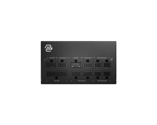 Блок живлення MSI 850W (MAG A850GL PCIE5)