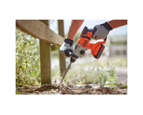 Перфоратор Black&Decker SDS-Plus,18 В, 1.2 Дж, 3 режими, 2.6 кг (без АКБ та ЗУ) (BCD900B)
