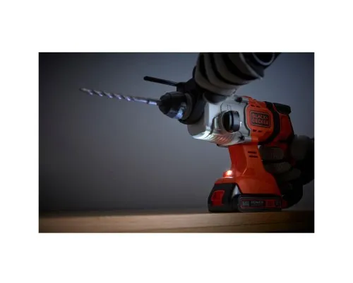 Перфоратор Black&Decker SDS-Plus,18 В, 1.2 Дж, 3 режими, 2.6 кг (без АКБ та ЗУ) (BCD900B)
