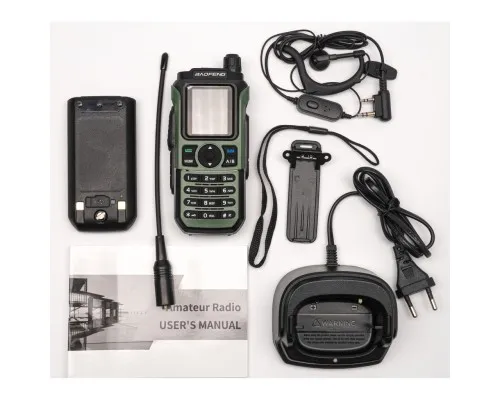 Портативна рація Baofeng UV-21M Green