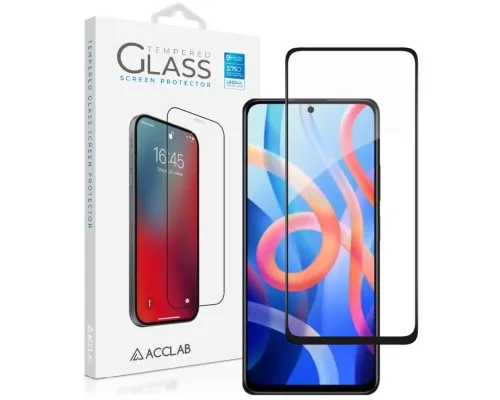 Скло захисне ACCLAB Full Glue Xiaomi Redmi Note 11 5G Black (1283126522772)