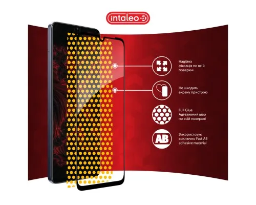 Скло захисне Intaleo Full Glue Realme Note 60 Black (1283126608995)