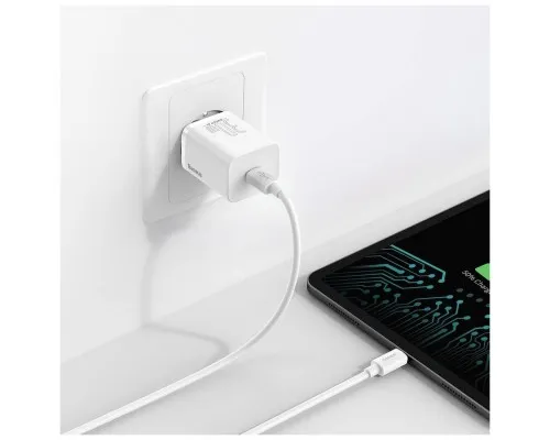Зарядний пристрій Baseus Super Si quick charger IC 30W white (CCSUP-J02)