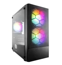Корпус для ПК 1stPlayer X4-M-BK-2F1P-1F1