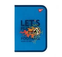 Папка для зошитів Yes пластикова на блискавці Football В5 (492205)