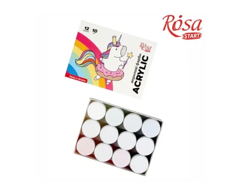 Акрилові фарби Rosa START Unicorn 12 x10 мл (4823098531005)