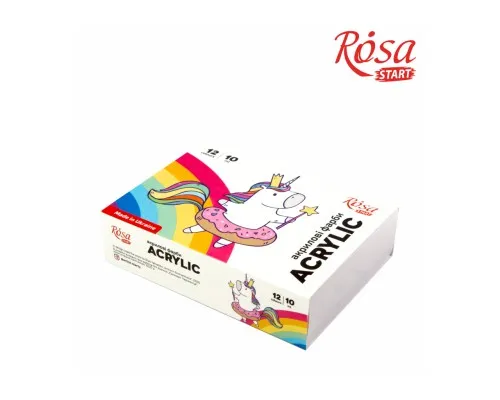 Акрилові фарби Rosa START Unicorn 12 x10 мл (4823098531005)