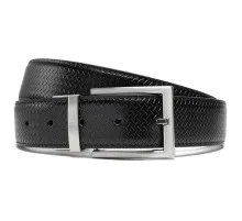 Ремінь Semi Line Чоловічий Шкіряний Black/Brown (DAS303127)