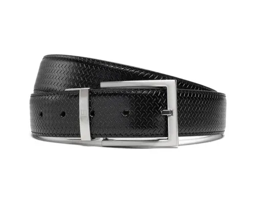 Ремінь Semi Line Чоловічий Шкіряний Black/Brown (DAS303127)