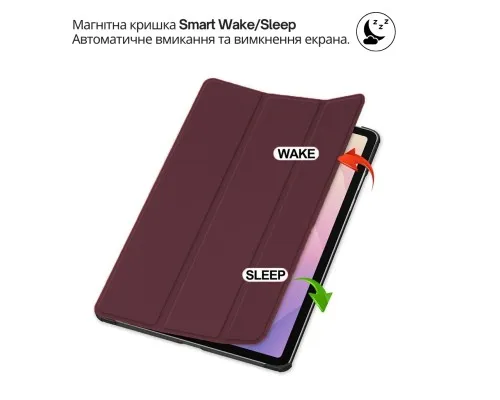 Чохол до планшета BeCover Smart Case Samsung Galaxy Tab S11 (SM-X730/X736) 11.0" Red Wine (714652)