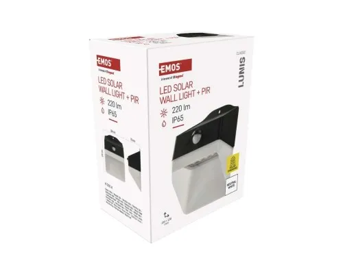 Світильник EMOS 220 лм IP65 4000K PIR (ZG151S)