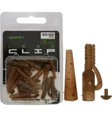 Безпечна кліпса Brain Lead Clip With Cone 25+22mm Camo (10 шт/уп) SGXA-CA02 (1858.25.06)