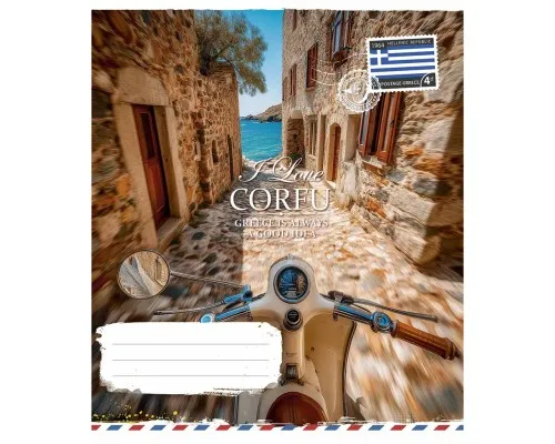 Зошит Школярик I love Paris 48 аркушів лінія (048-3615L)