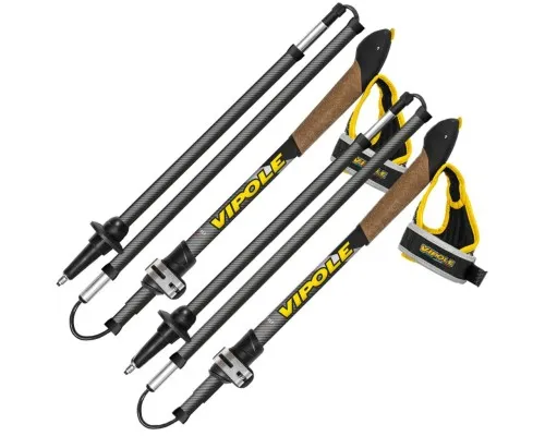Палиці для скандинавської ходи Vipole Treveller Carbon 130 DLX (S25 35) (DAS303460)