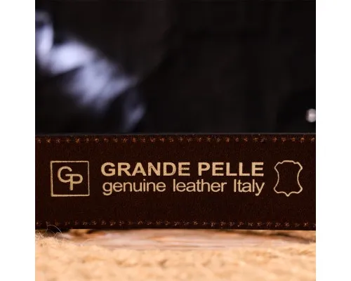 Ремінь Grande Pelle З натуральної шкіри Коричневий (21460)