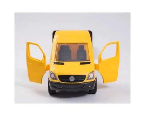 Спецтехніка Tigres Mercedes-Benz Sprinter евакуатор з лафетом (жовтий) (39741)