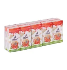 Серветки косметичні Parus Полуниця 2 шари 10 шт. х 10 пачок (4820044170158)