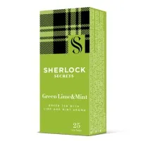 Чай Sherlock Secrets Green Lime & Mint зелений 25х1.8 г (shs.01725)
