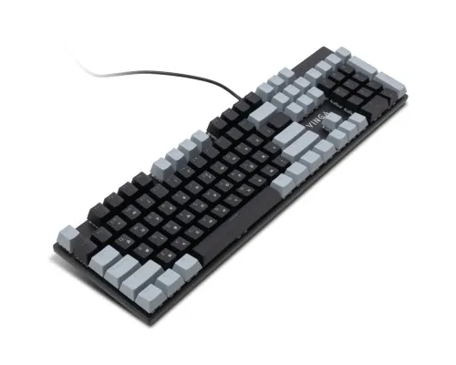 Клавіатура Vinga KBGM-090 LED Blue Switch USB Grey/Black (KBGM-090BL Grey/Black)