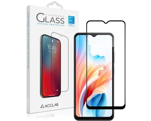 Скло захисне ACCLAB Full Glue Oppo A38 5G Black (1283126582462)