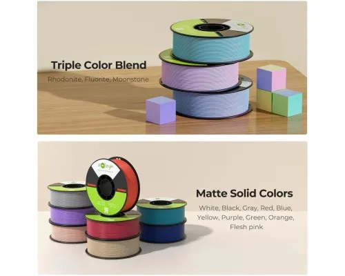 Пластик для 3D-принтера Creality Soleyin matte 1кг, 1.75мм, white (3301010512)